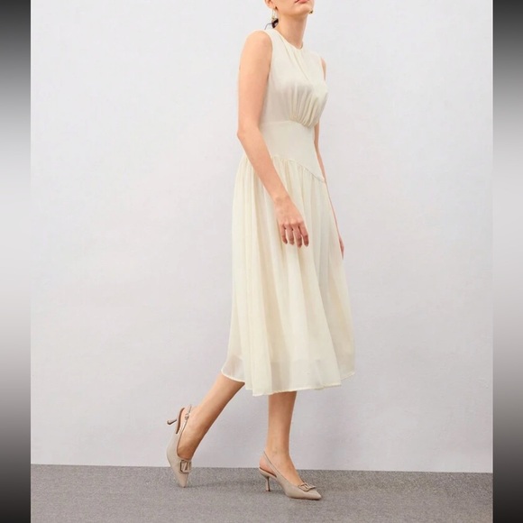 Elegant apricot Slingback Heels size 8 main image 6